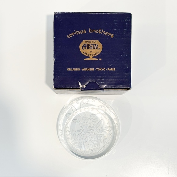NEW Arribas Brothers Disney Tinker Bell crystal paperweight